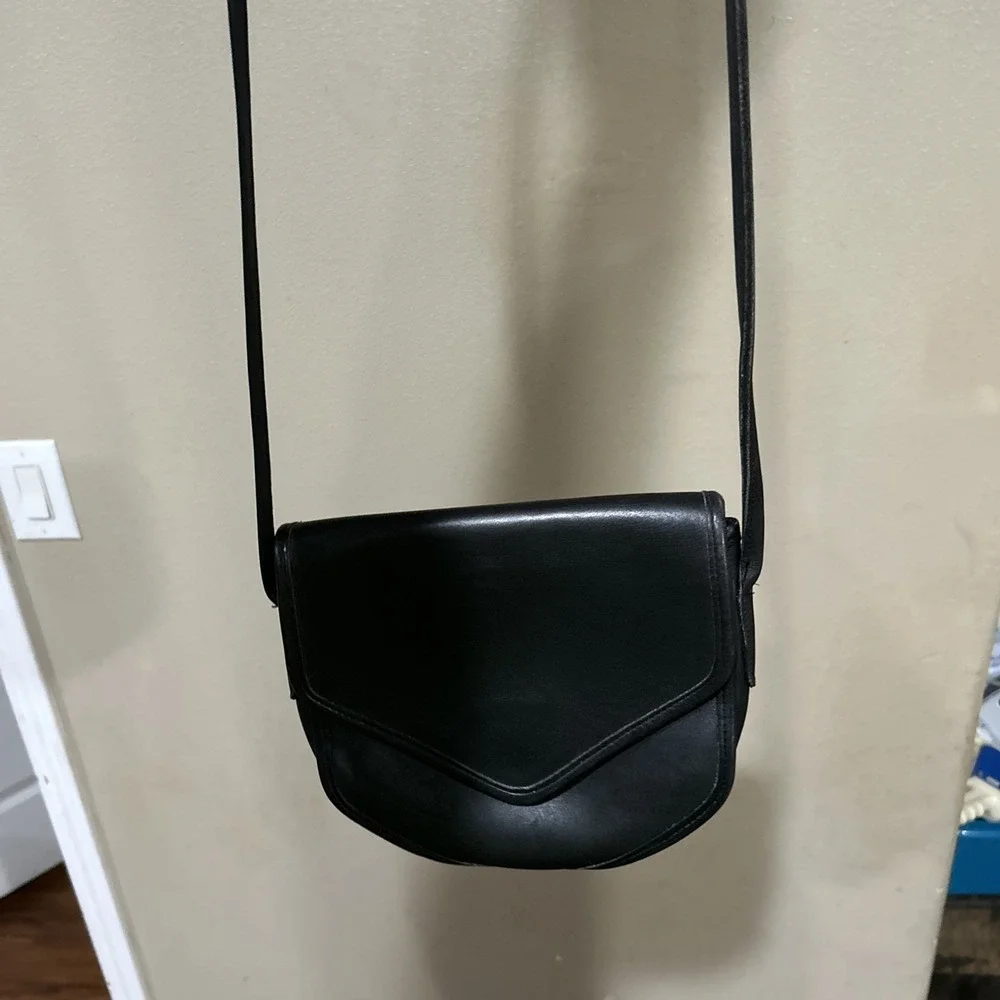 Vintage Coach Leather Bag 0080-325 Flap Shoulder Rare Shoulder